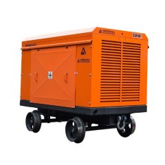 Промышленная воздушно-компрессорная шахтная станция Арсенал ЗИФ-ШВ 8,2/0,7 1140, 660 В на скатах