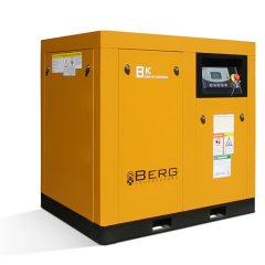 Промышленный винтовой компрессор BERG ВК-22Р-E/8 бар с ременным частотно-регулируемым приводом